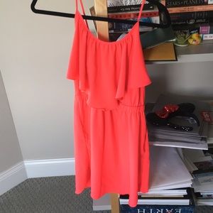 coral dress